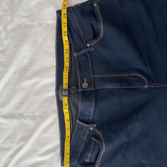 Jones New York stretchy jeans 20W like new deep indigo blue soft stretchy - Picture 8 of 9